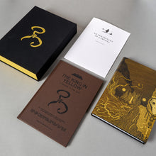 Complete King in Yellow Artefact Edition set: clamshell case, An Inhabitant of Carcosa pamphlet, book in dust-jacket, and the companion play.