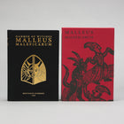 The Malleus Maleficarum, Codex Edition — gold-foiled spine with a Dominican cross