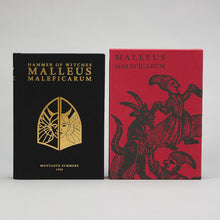 The Malleus Maleficarum, Codex Edition — gold-foiled spine with a Dominican cross