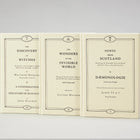 Testimonies on Witchcraft & Demonology — spines of the three volumes
